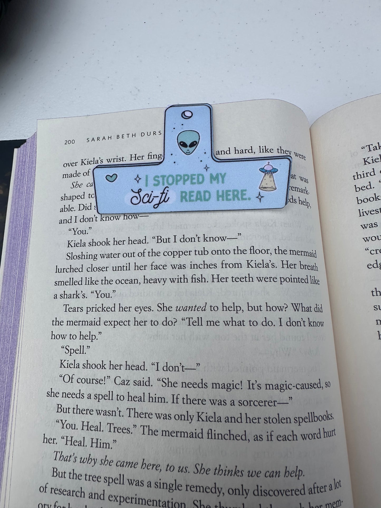 Sci-Fi chip clip magnetic bookmark