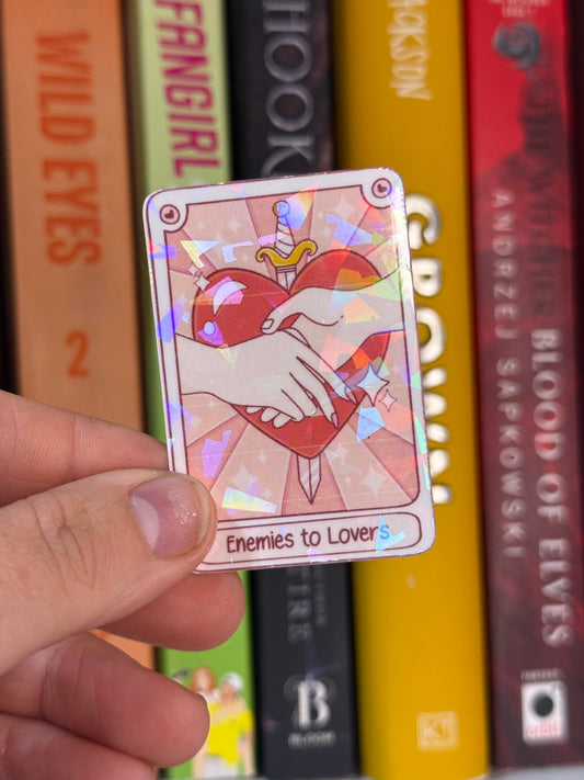 Enemies to lovers sticker