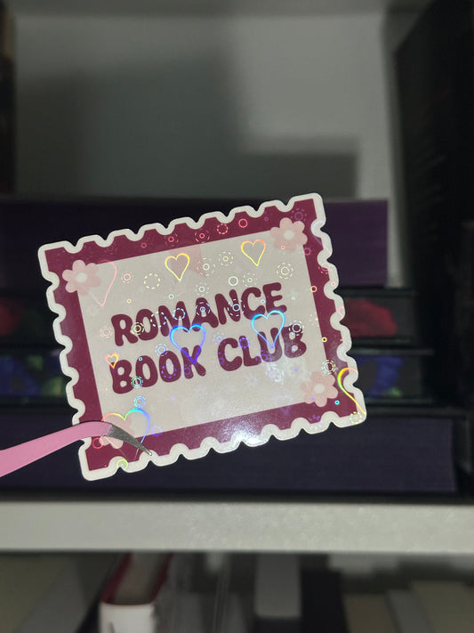 Romance book club sticker