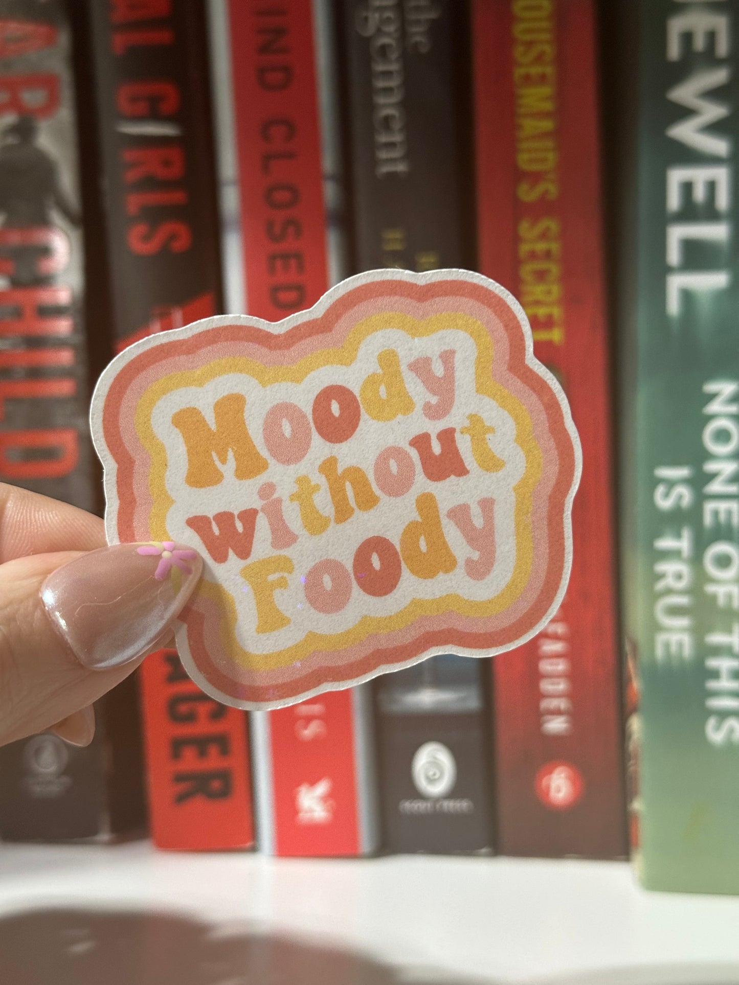 Moody foody sticker