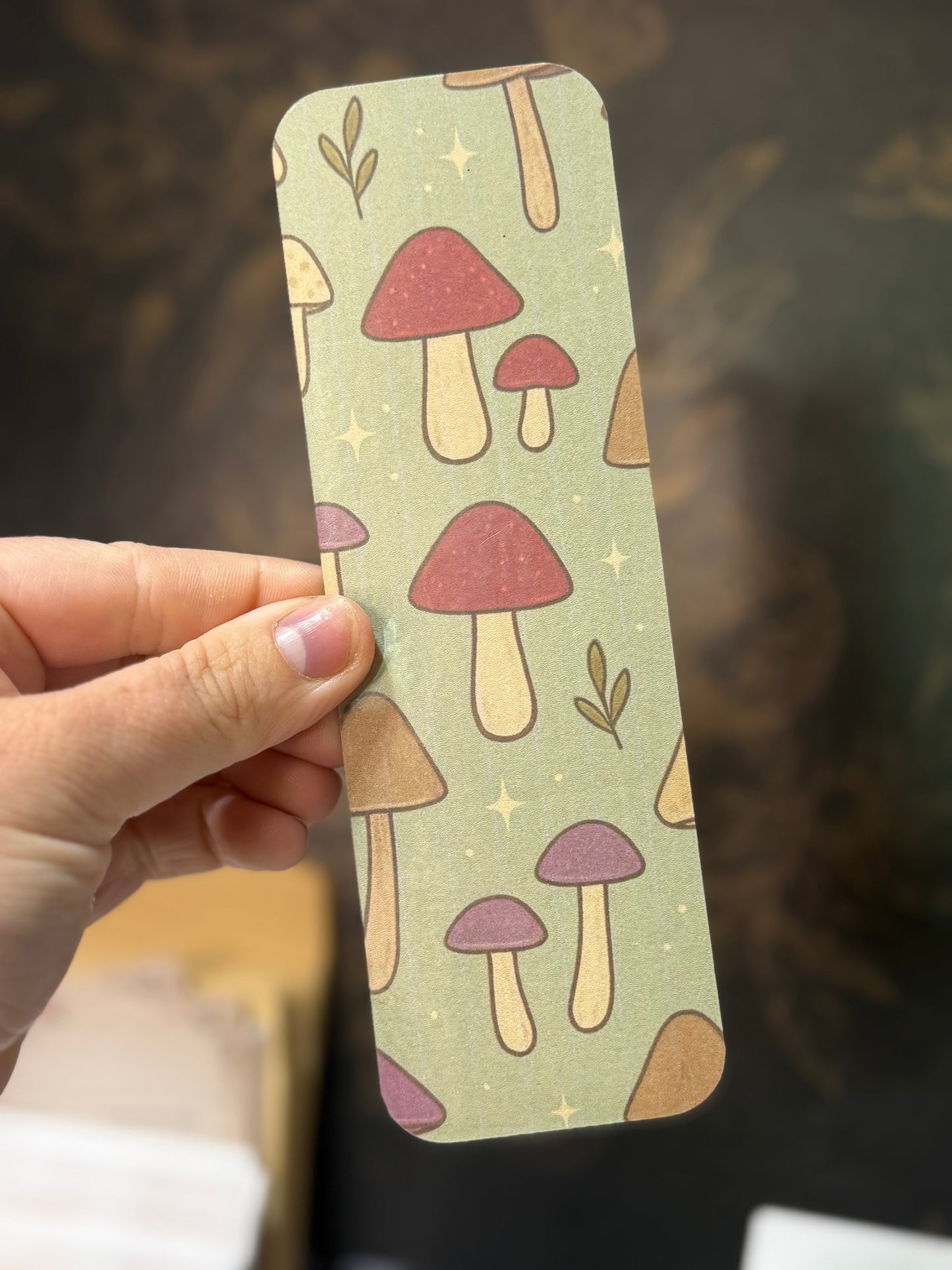 Mushroom bookmark