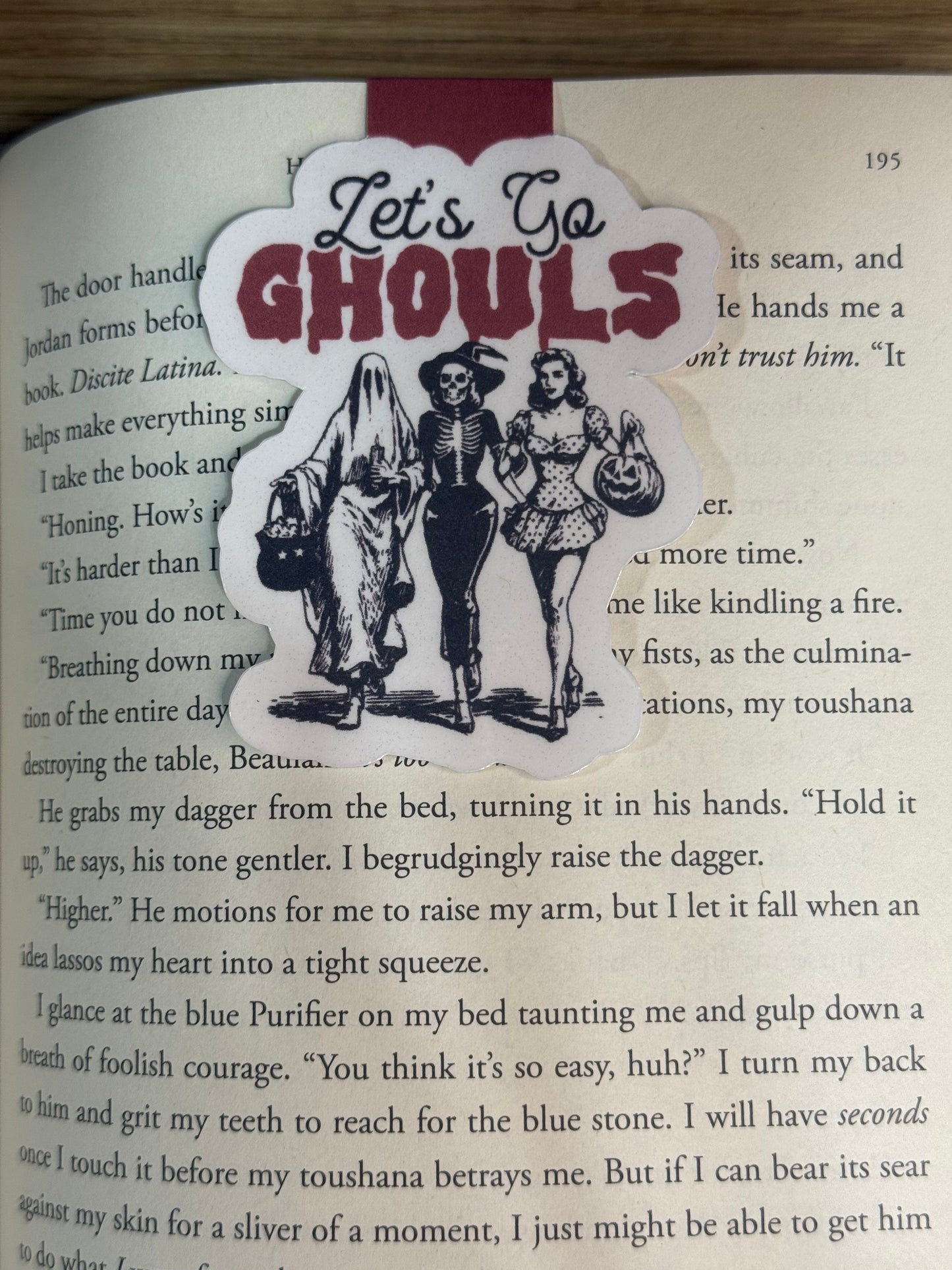 Ghouls magnetic bookmark