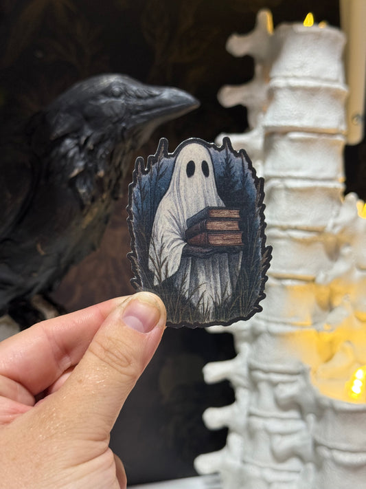 Book ghost sticker