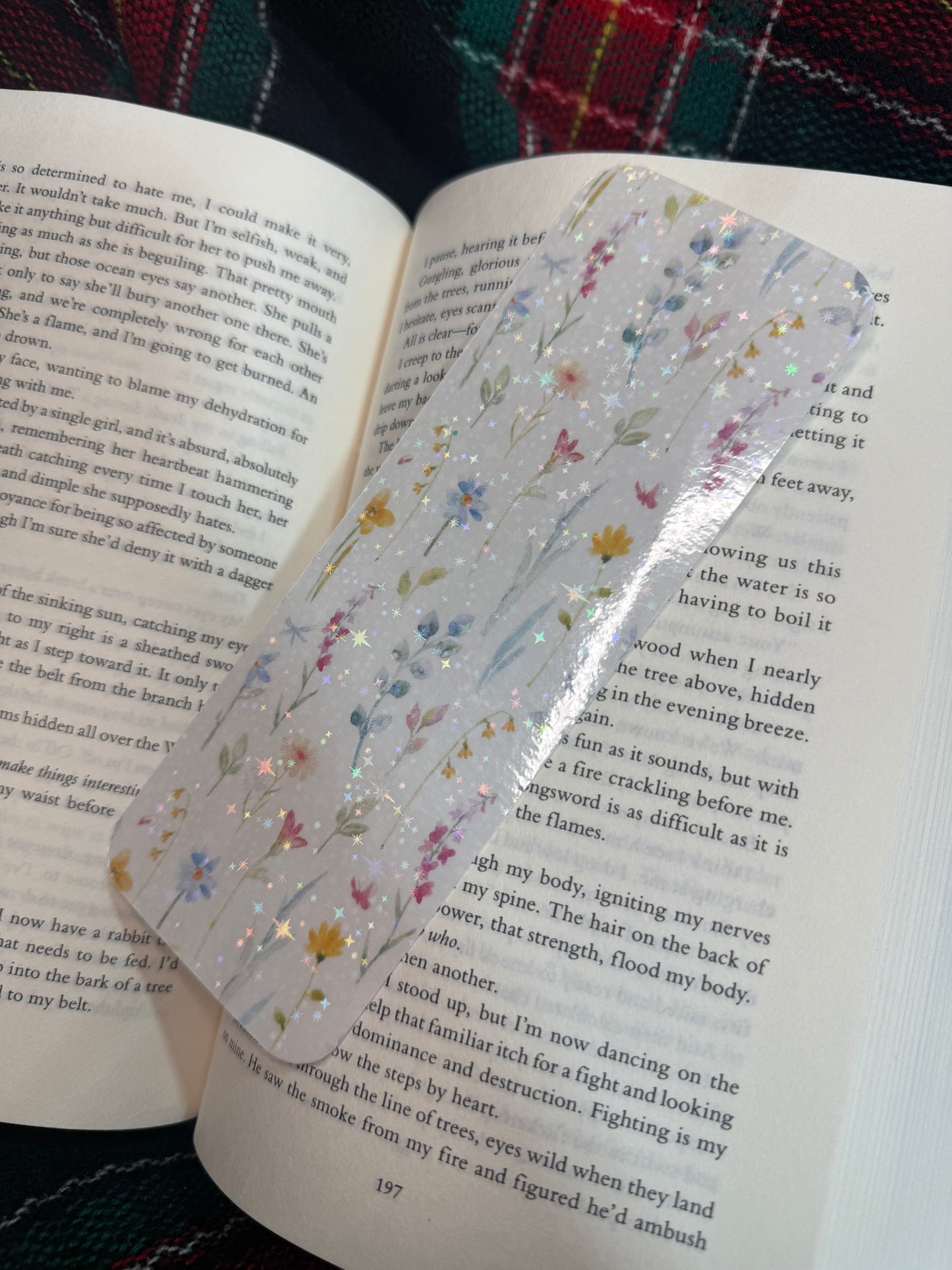 Floral bookmark