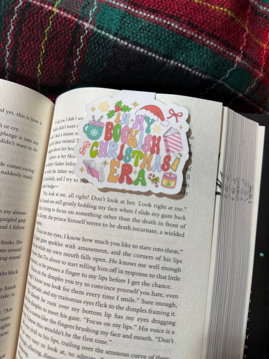 Christmas era magnetic bookmark