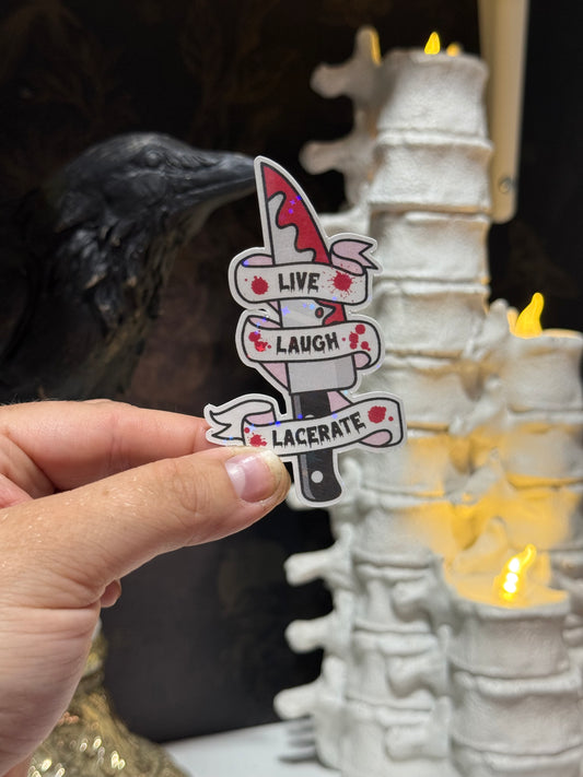 Lacerate sticker