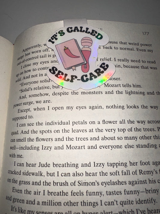 Self care magnetic bookmark