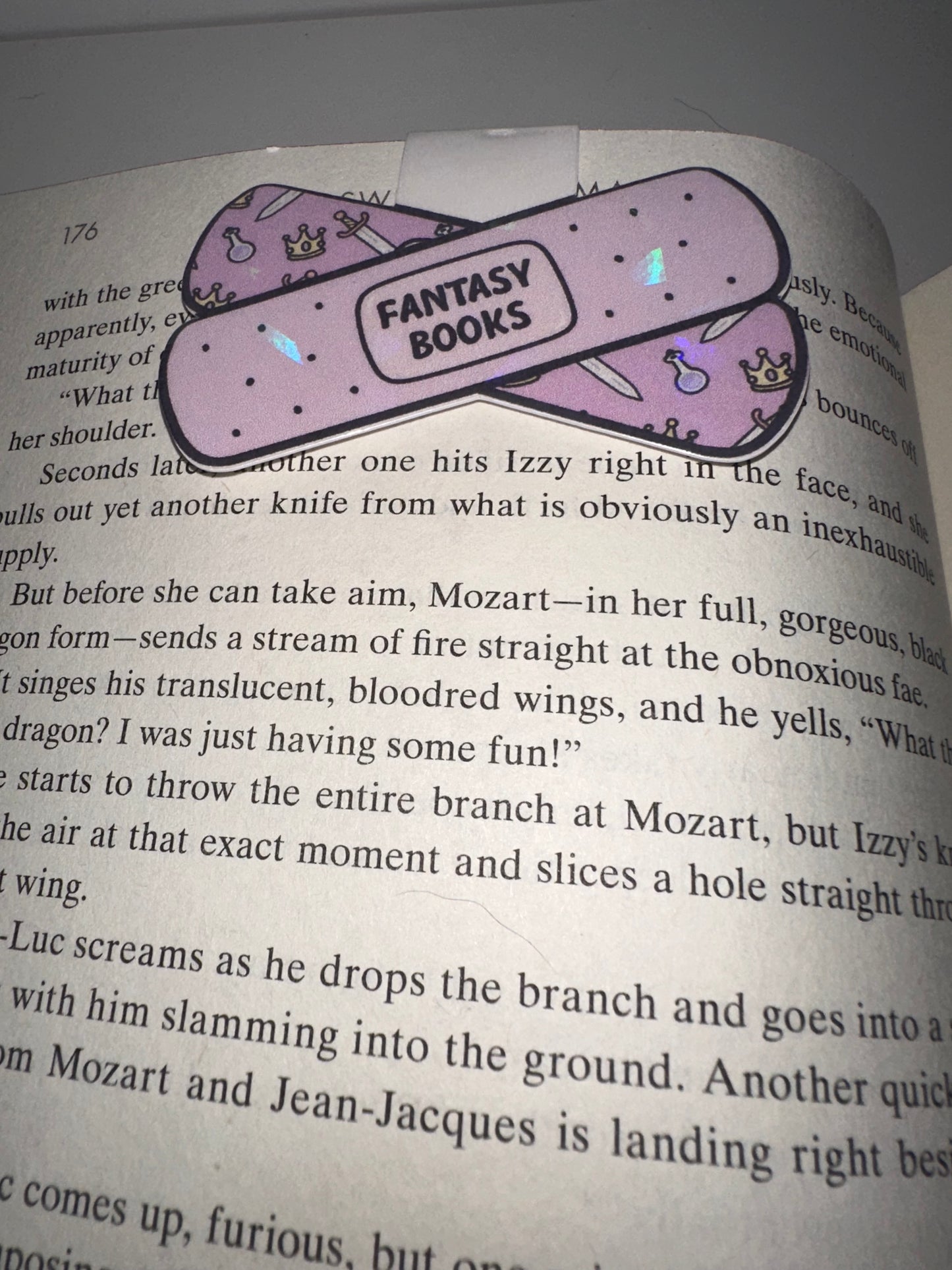 Fantasy magnetic bookmark