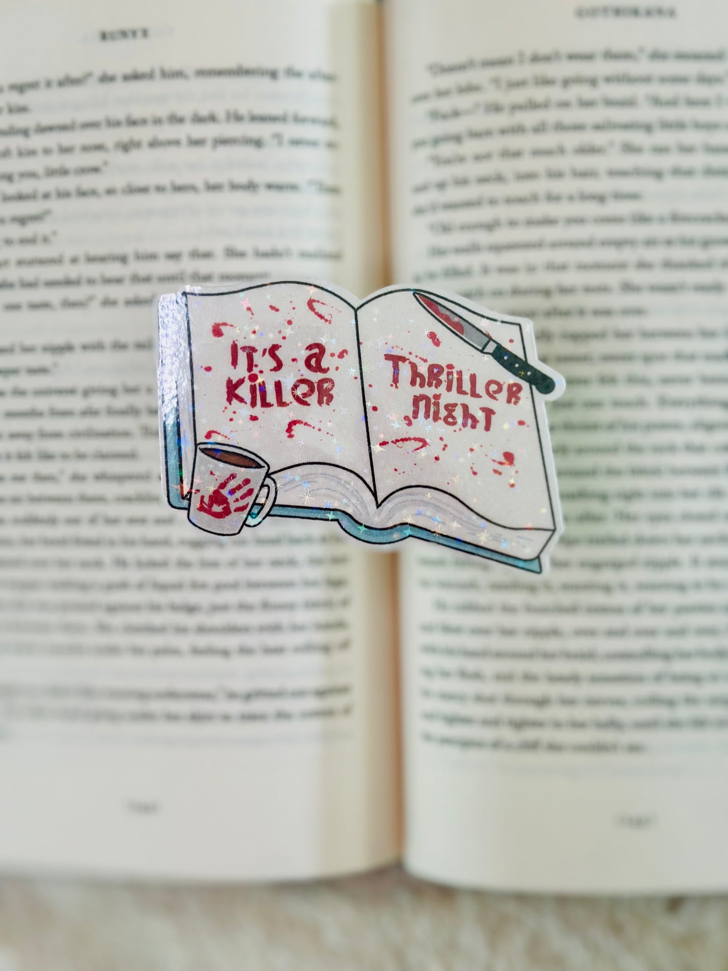 Killer thriller 3D bookmark