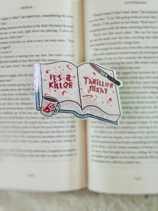 Killer thriller 3D bookmark