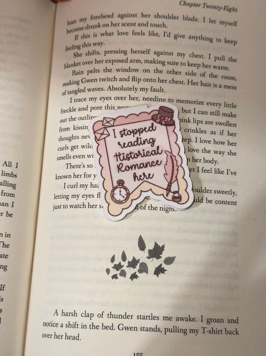 Historical magnetic bookmark