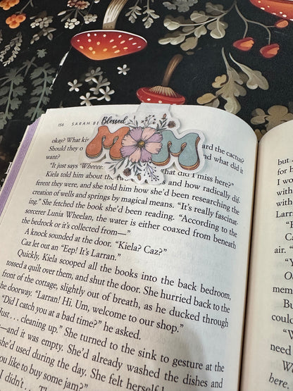 Blessed mama magnetic bookmark
