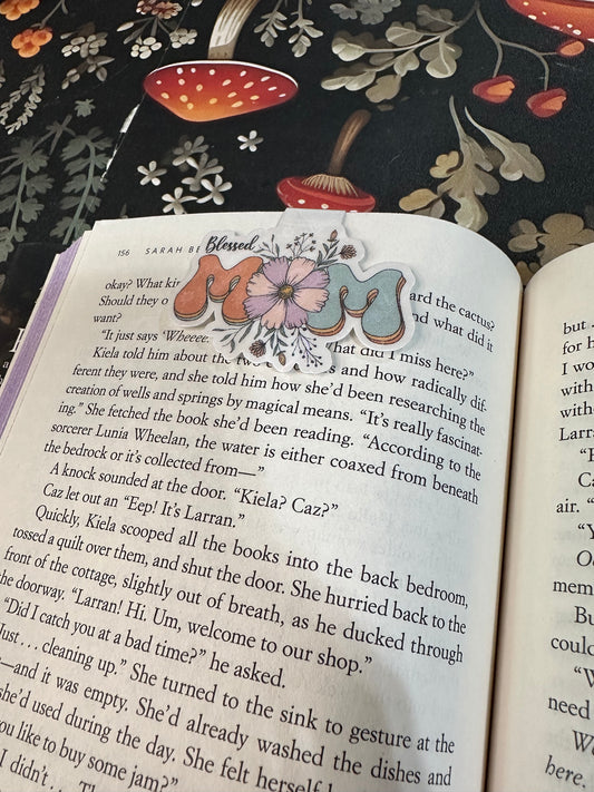 Blessed mama magnetic bookmark