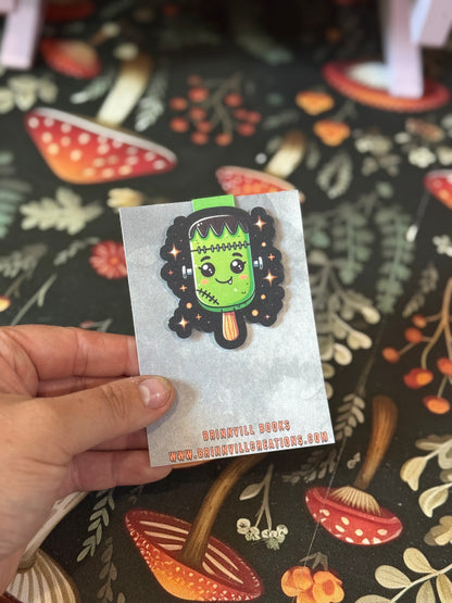 Frankenpop magnetic bookmark