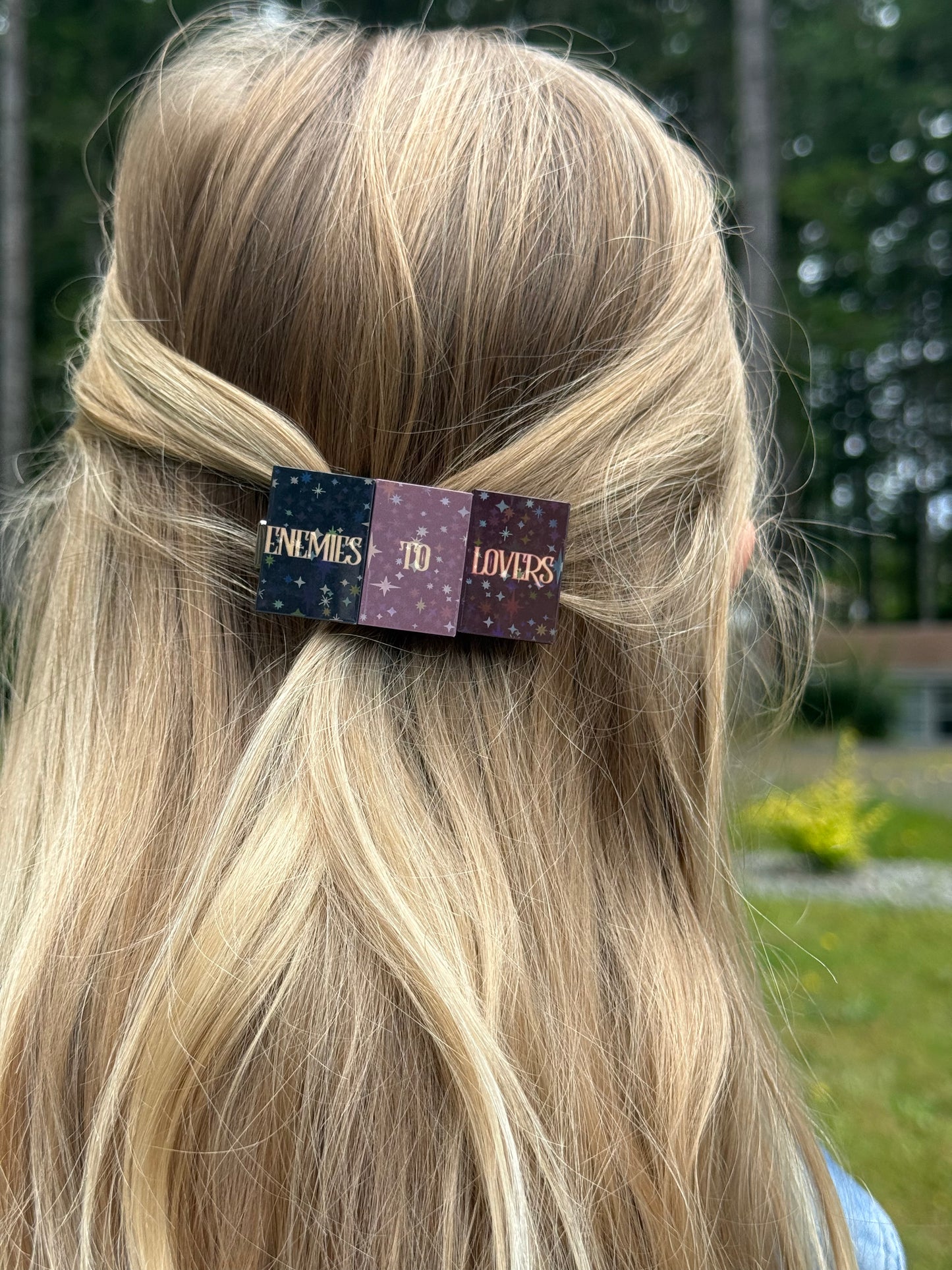 Custom Book hair clip