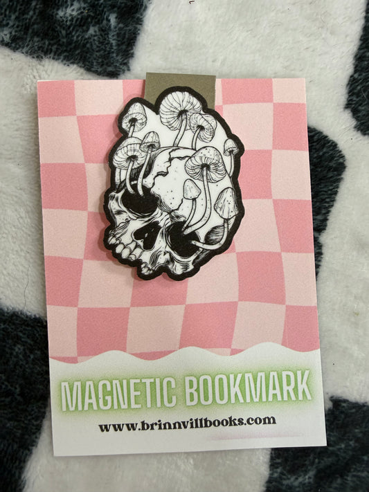 Mushy Skull magnetic bookmark