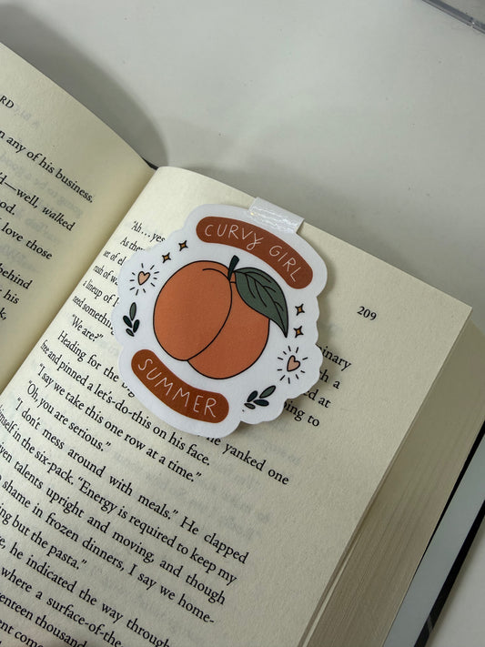Curvy Girl Summer Magnetic Bookmark