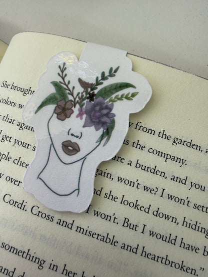 Plants on the mind magnetic bookmark