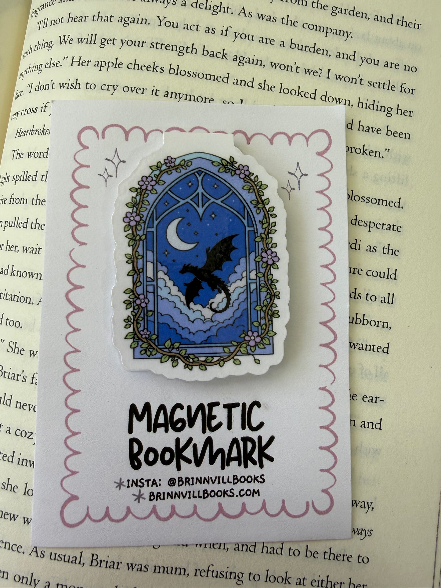 Blue Dragon Magnetic Bookmark