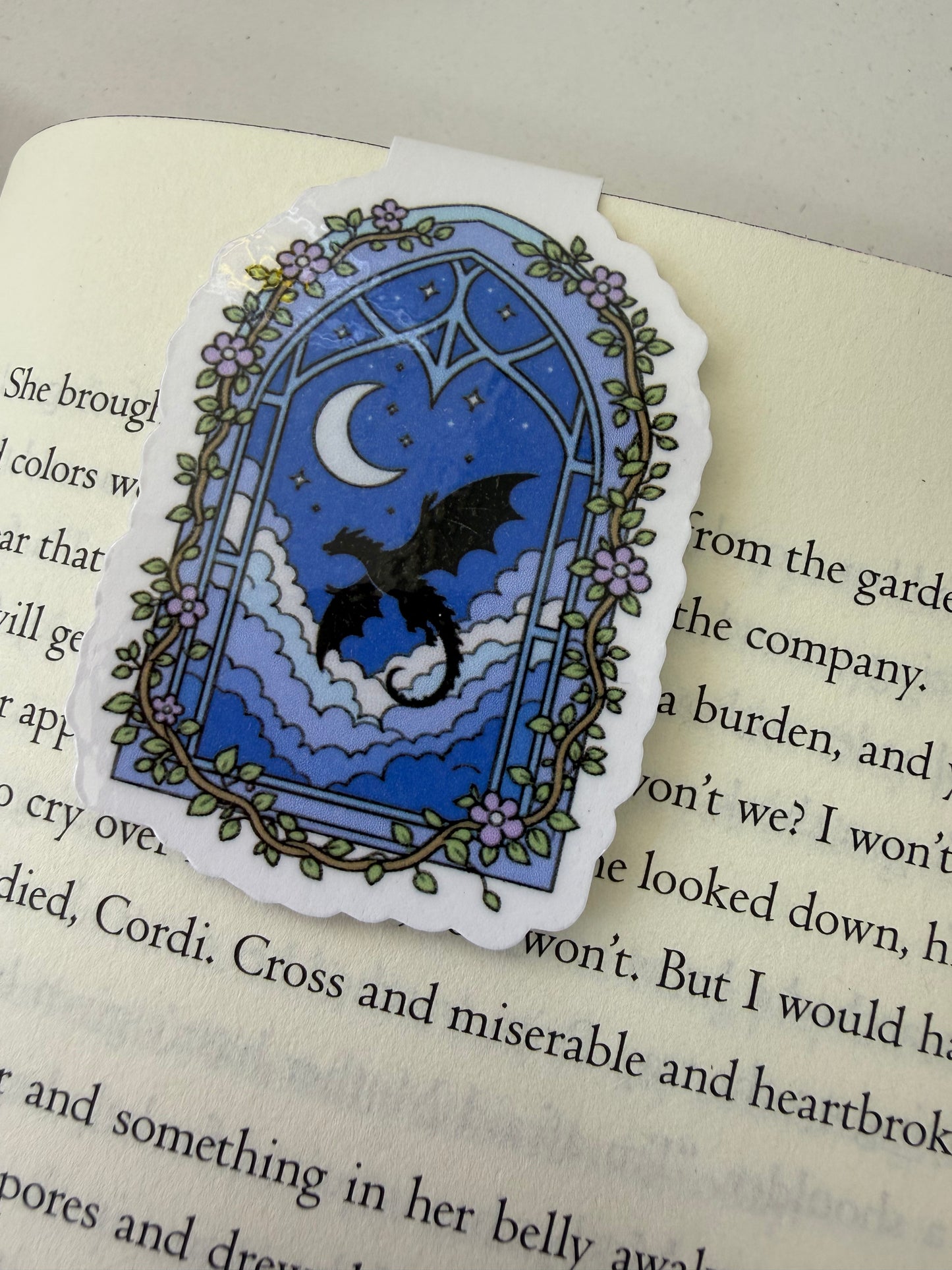 Blue Dragon Magnetic Bookmark