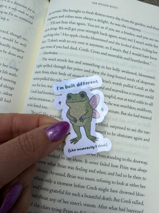 built differently sticker