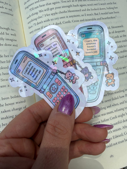 I can't sticker