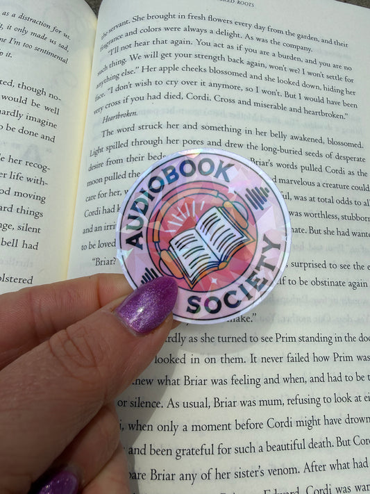 Audiobook Society Sticker