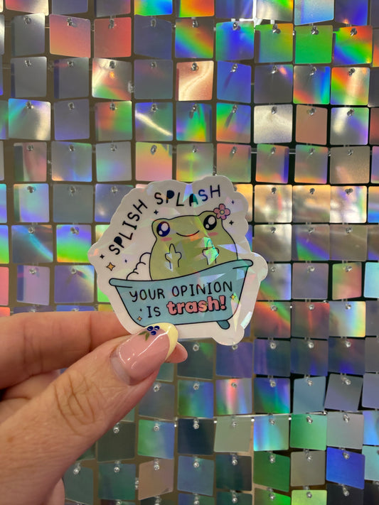 Splish Splash Sticker