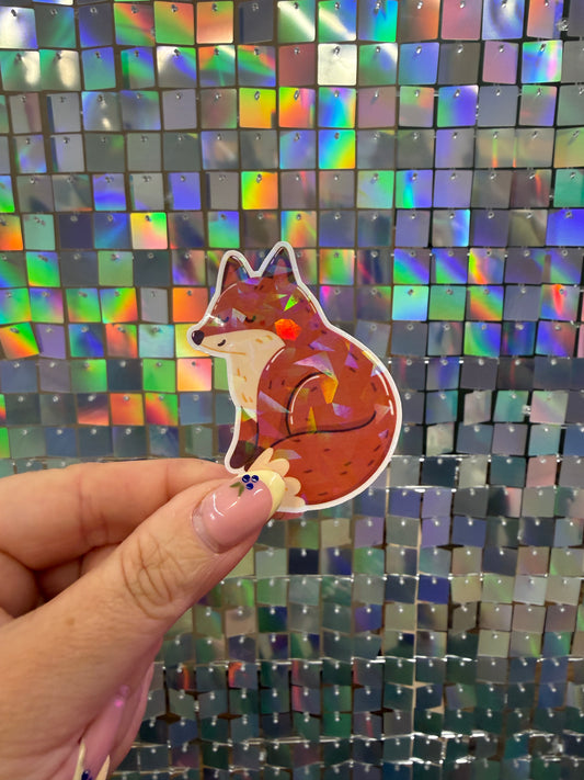 Cutie Fox Sticker