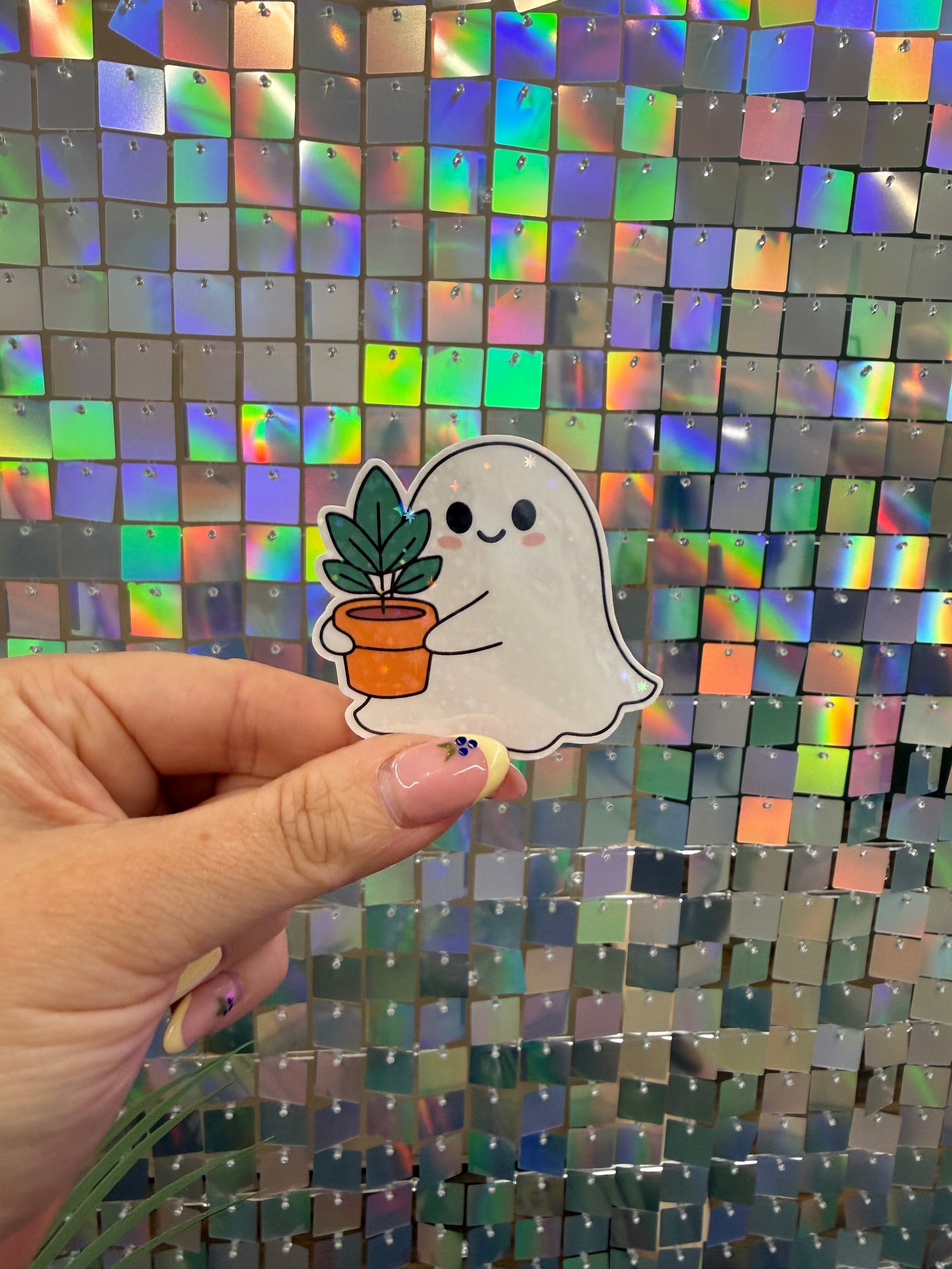 Ghost Plant Sticker