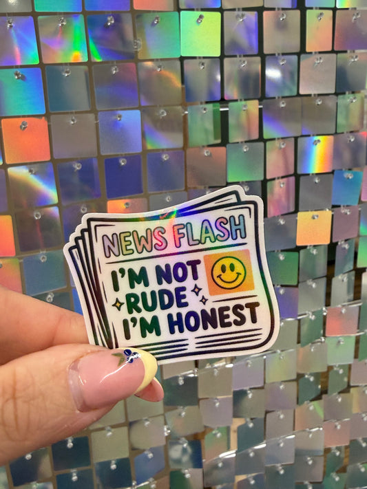 News Flash Sticker