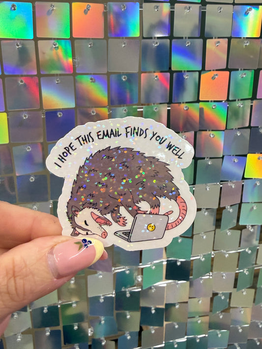 Finds you well sticker