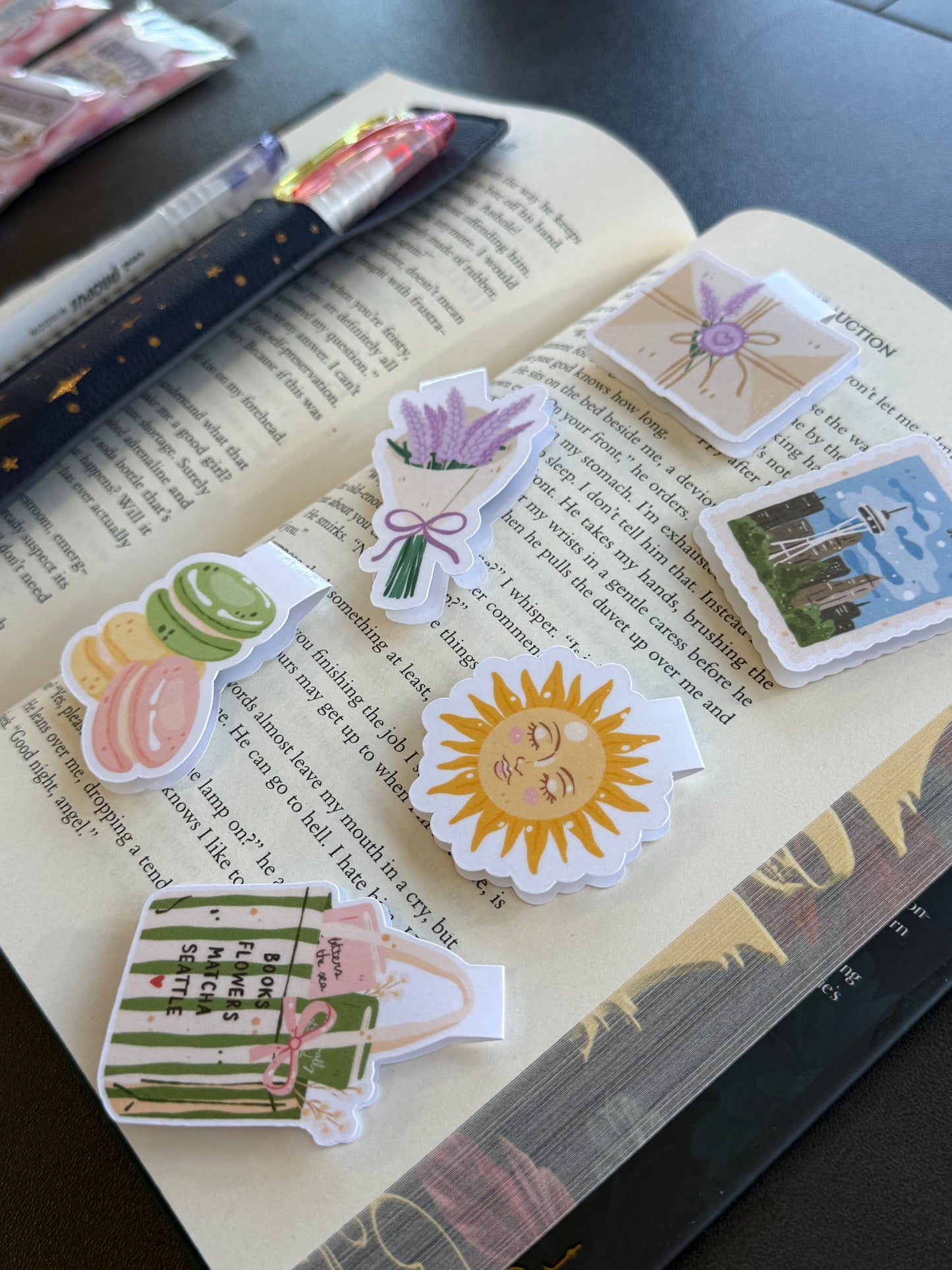 Seattle Postage Magnetic Bookmark