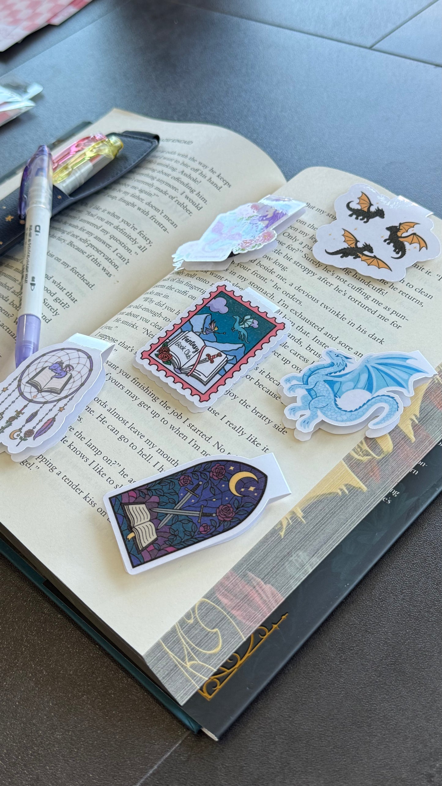 Fantasy Dream Catcher Magnetic Bookmark