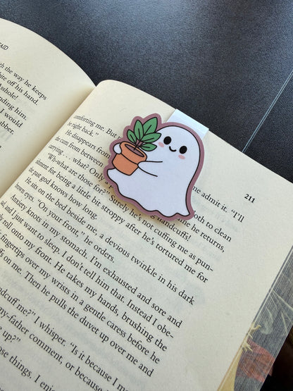 Ghost Plant Magnetic Bookmark