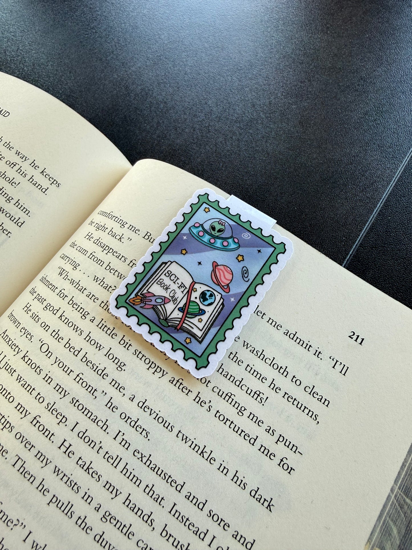 SCIFI Postage Magnetic Bookmark