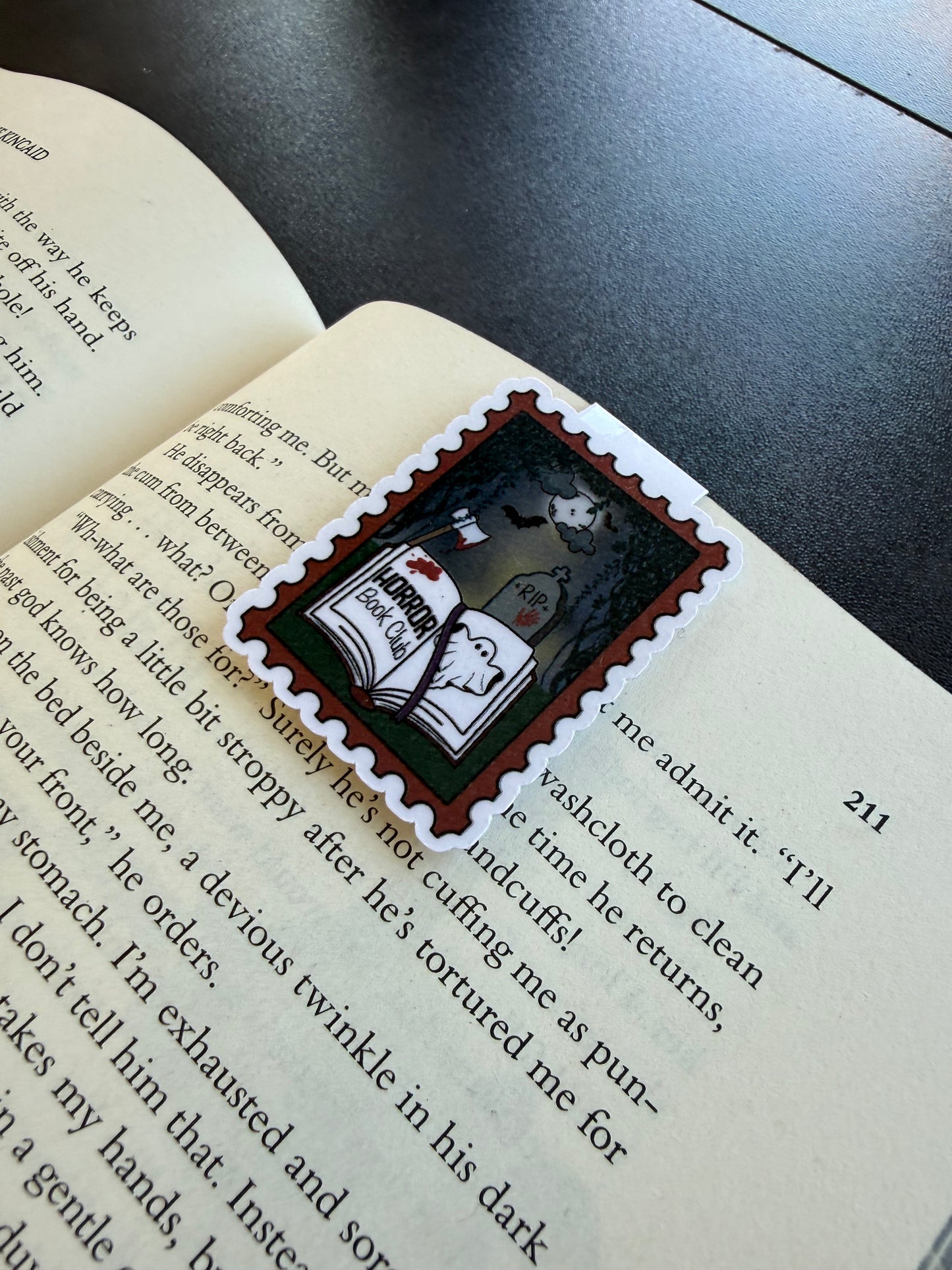 Horror Postage Magnetic Bookmark
