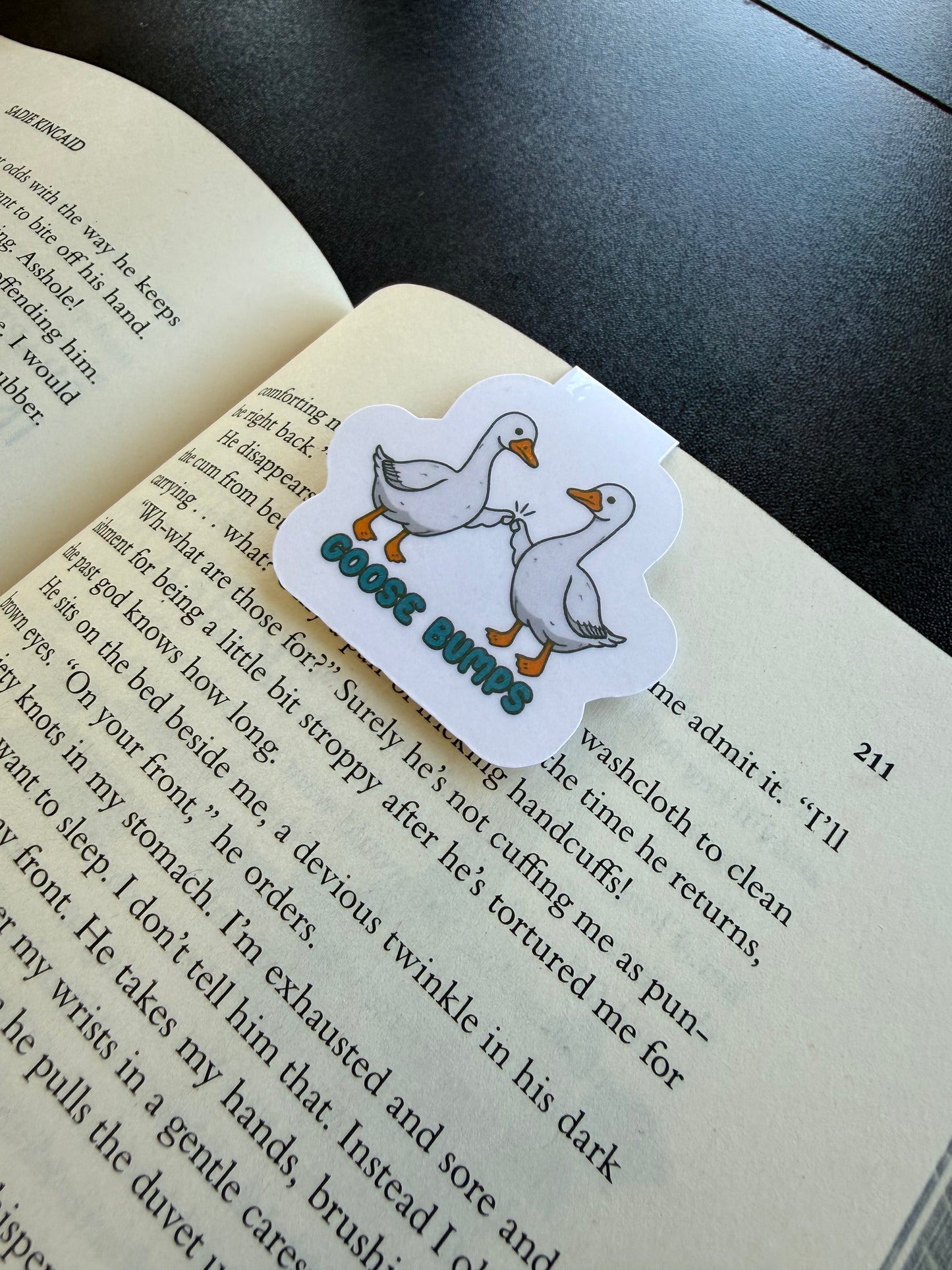 Goose Bumps Magnetic Bookmark