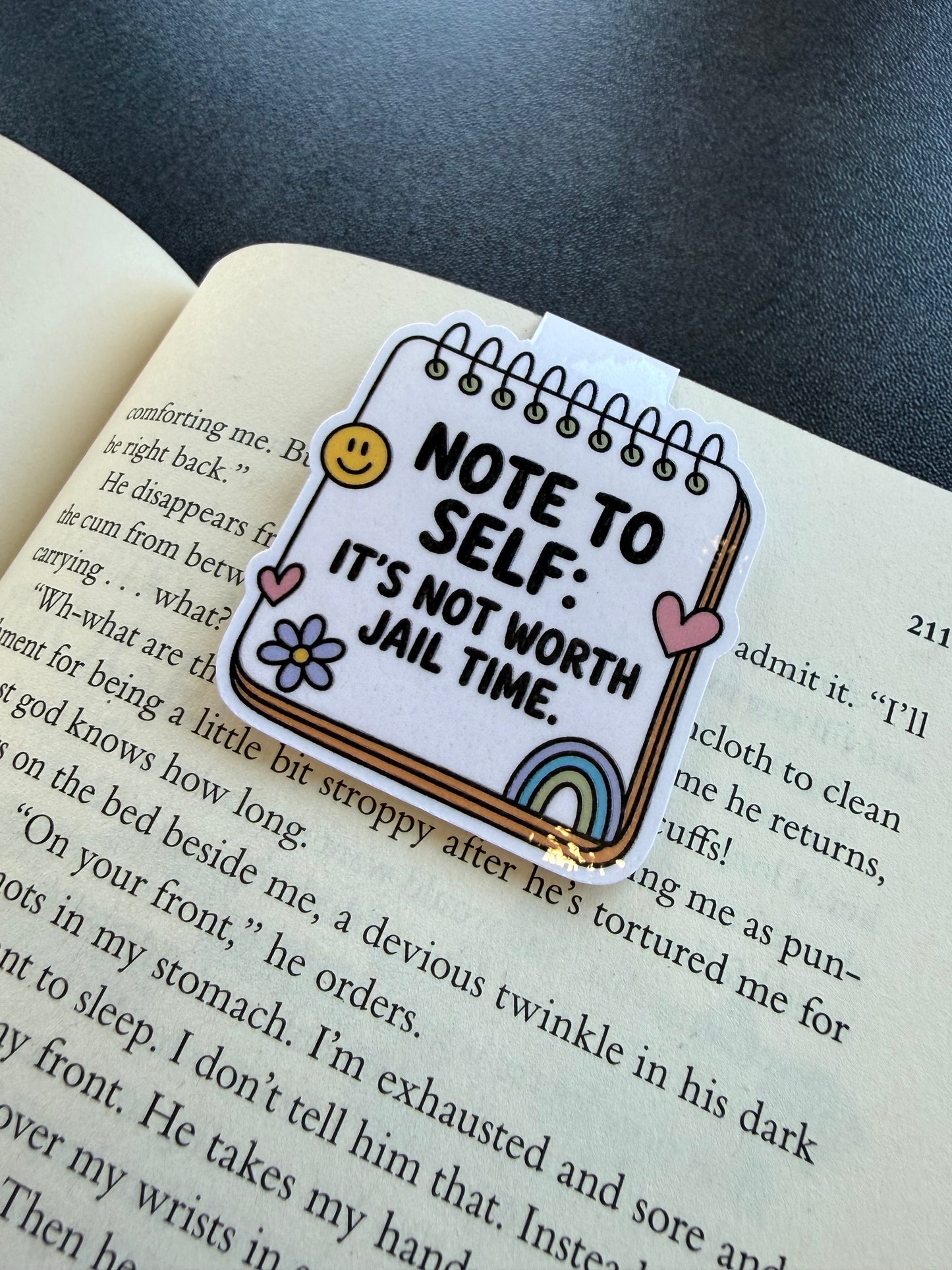 Note to self Magnetic Bookmark