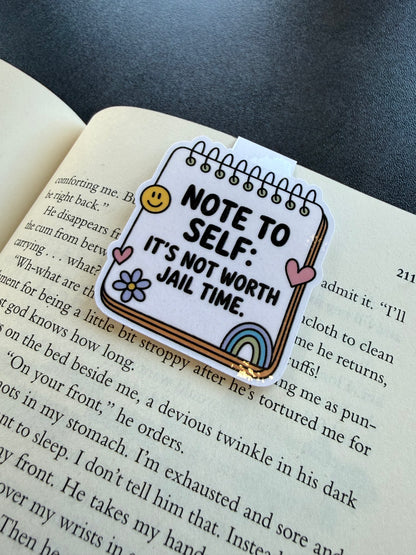 Note to self Magnetic Bookmark