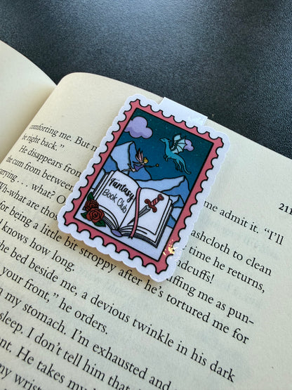 Fantasy Stamp Magnetic Bookmark