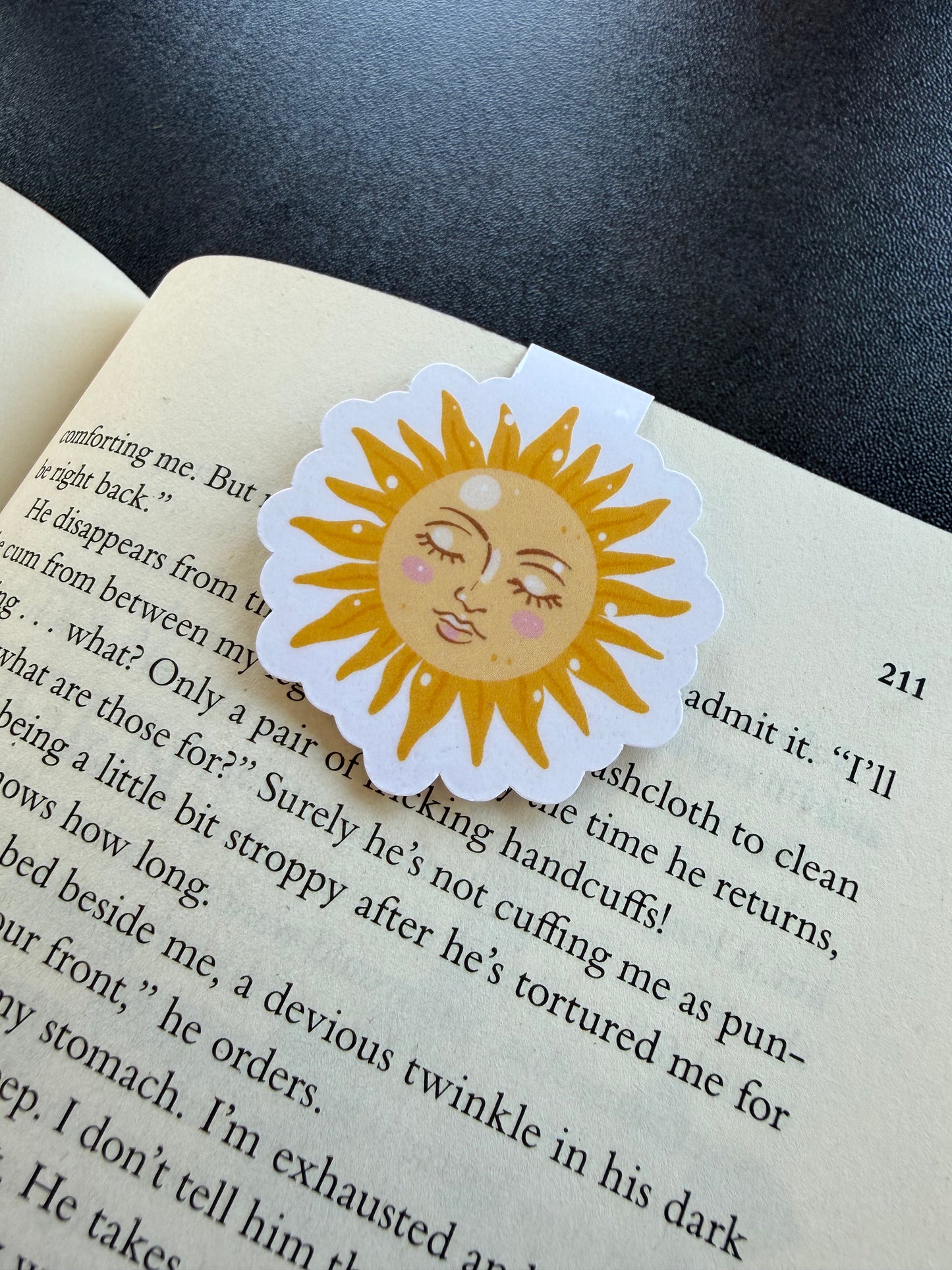 Celestial Sun Magnetic Bookmark