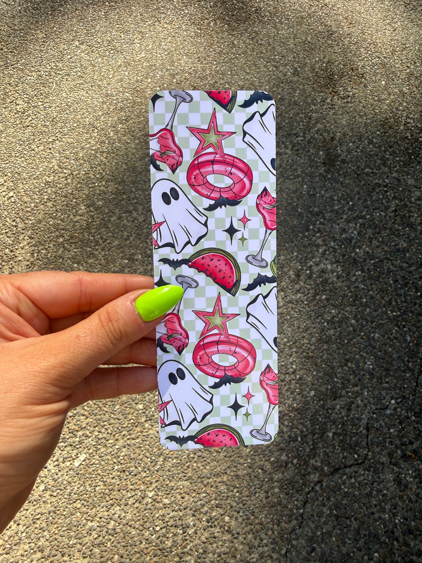 Watermelon Ghost Bookmark