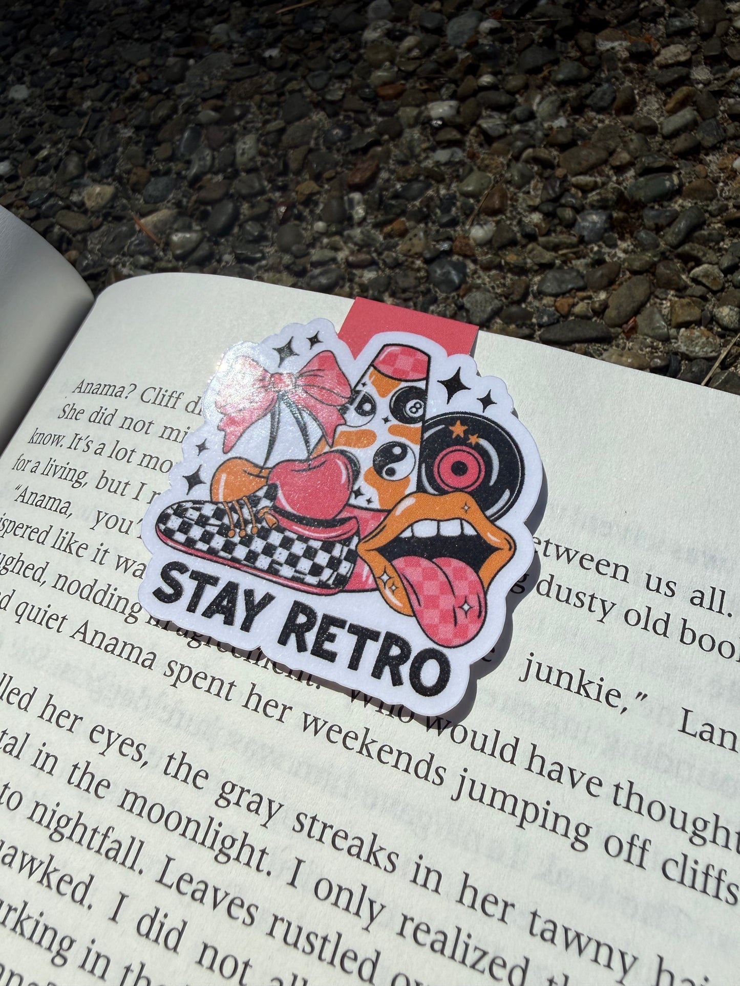 Stay Retro Magnetic Bookmark