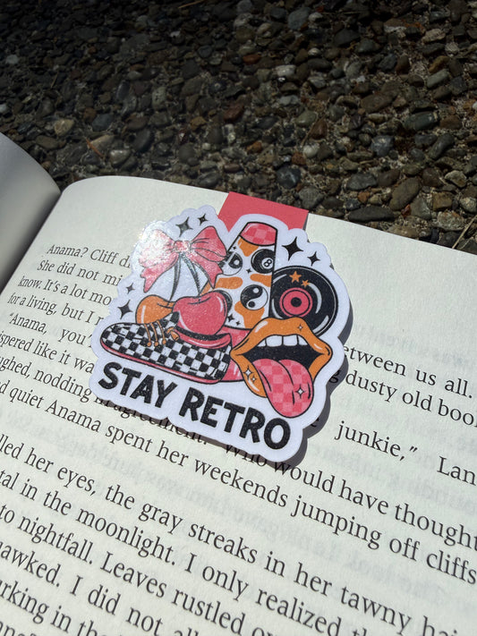 Stay Retro Magnetic Bookmark