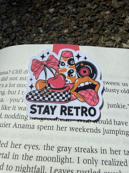 Stay Retro Magnetic Bookmark