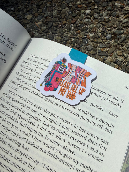Retro Jesus Magnetic Bookmark