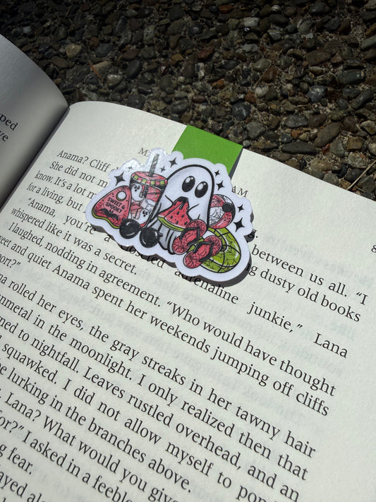 Watermelon Summerween Magnetic Bookmark