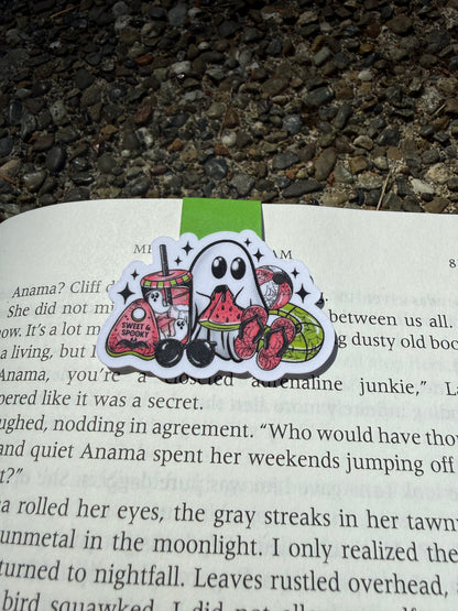 Watermelon Summerween Magnetic Bookmark
