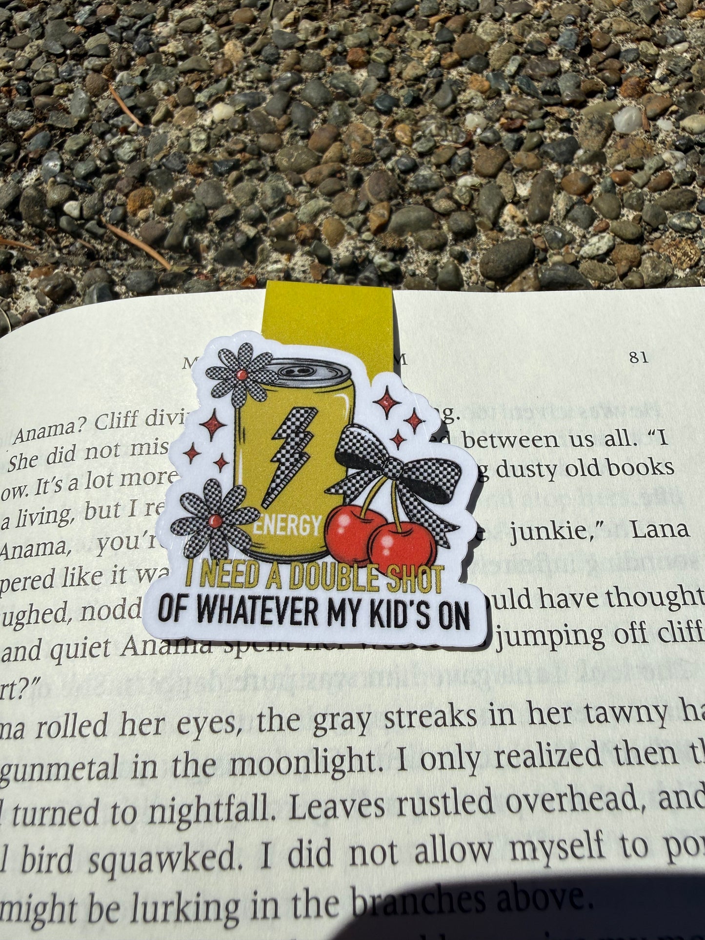 Double Shot Magnetic Bookmark